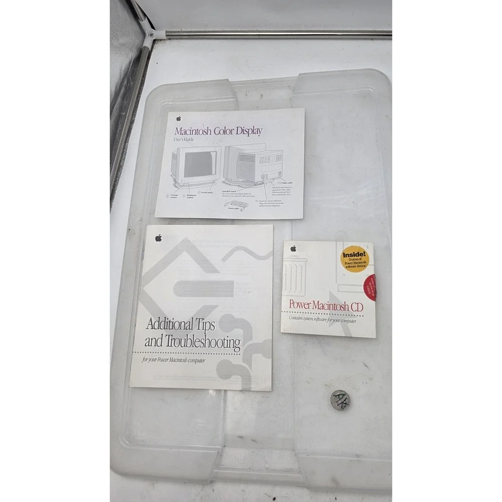 Power Macintosh CD, Contains system software for your computer Additional Tips a
